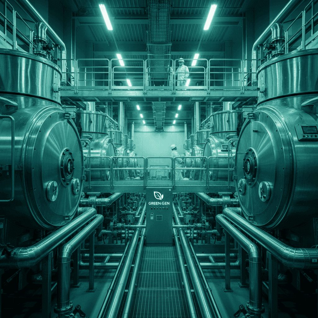 Installation industrielle alimentée par une énergie renouvelable